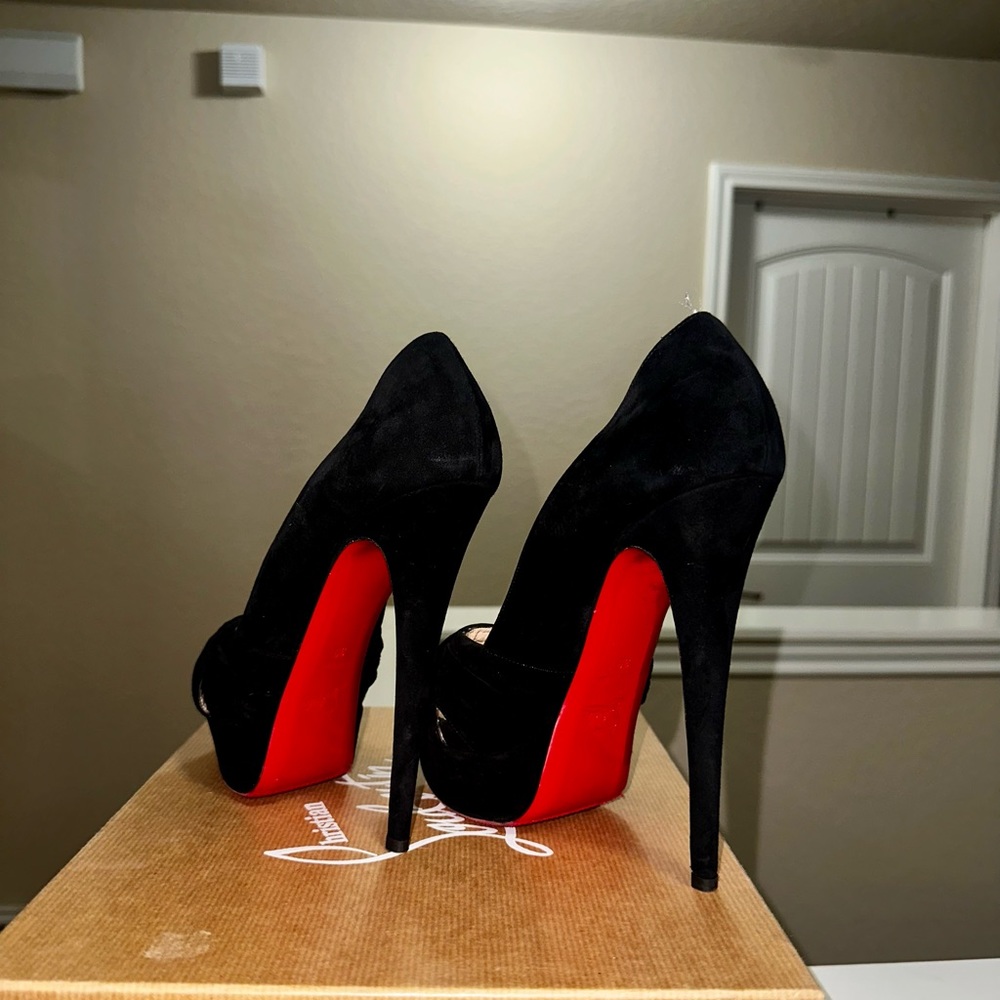 Christian Louboutin Aborina 150 Veau Velours - Black - 39